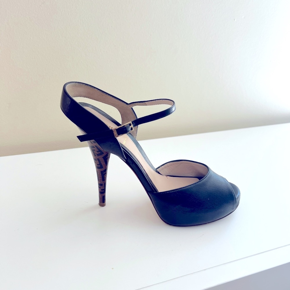 FENDI  Black Stiletto Heels